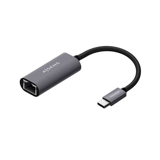 cabo USB-C A ETHERNET GIGABIT AISENS cinzento - Redes | Assismática |  Assismática